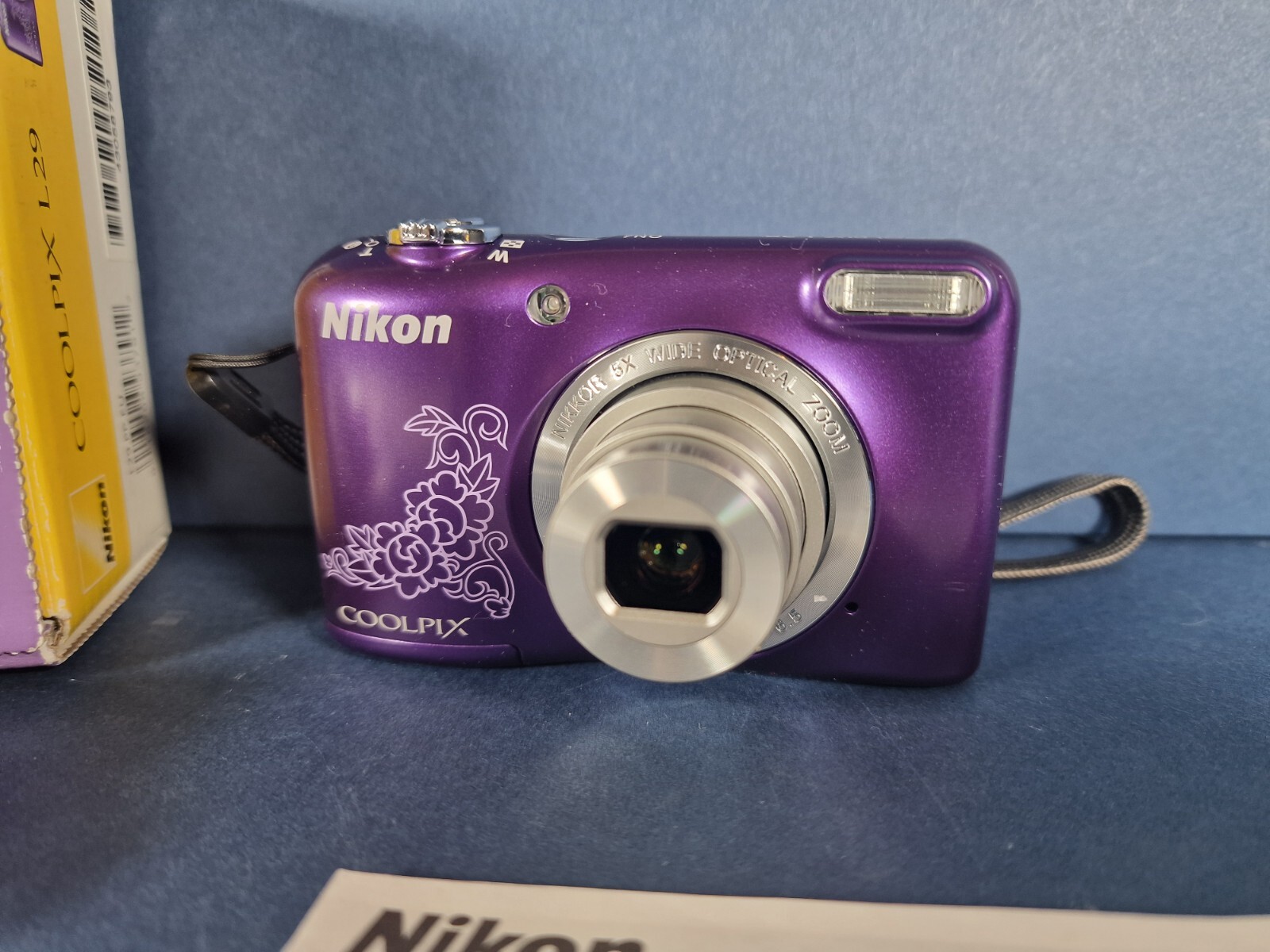 Purple NIKON Coolpix L29 16.1MP 5x Zoom Digital Camera
