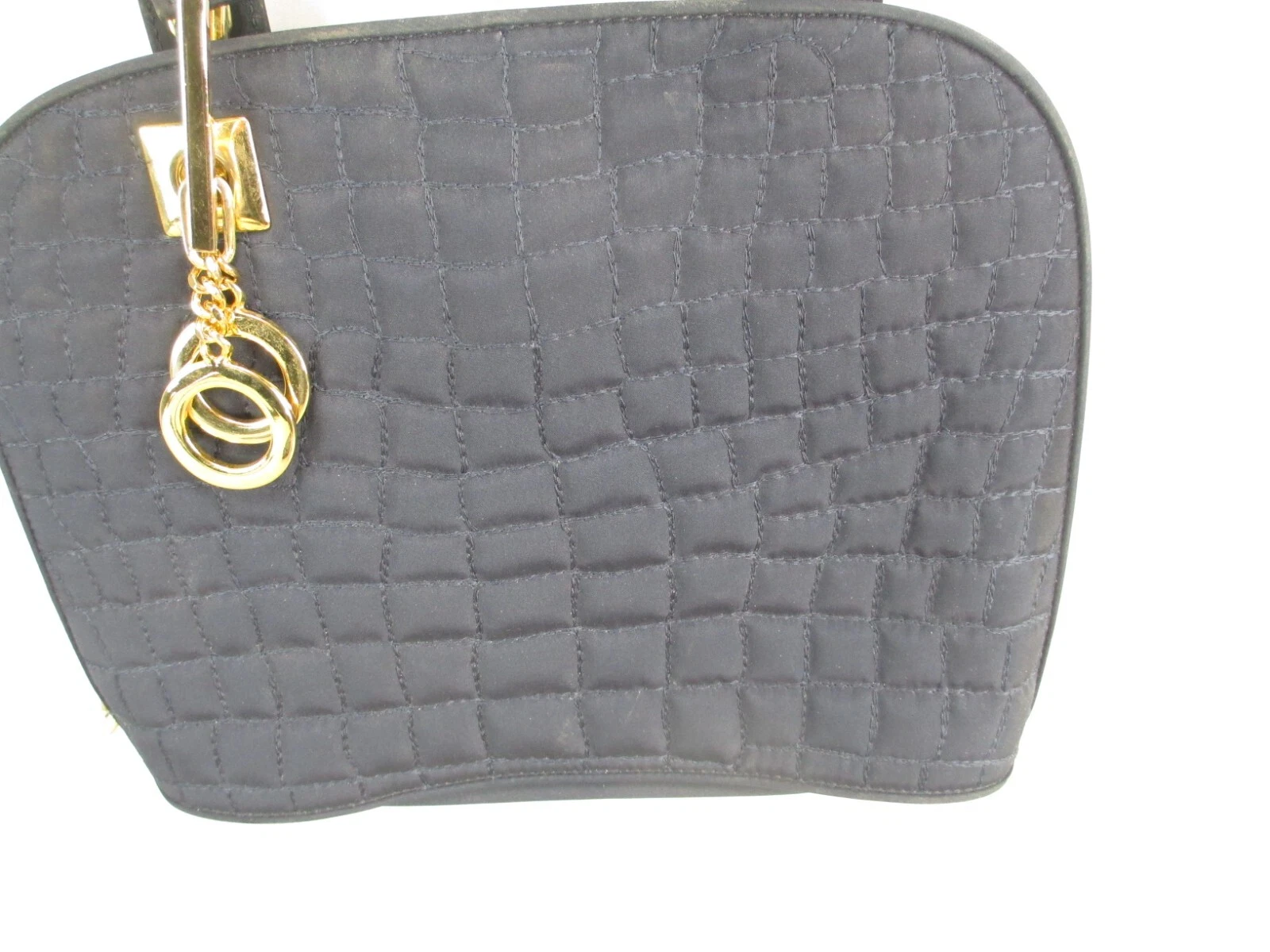 Borsa a tracolla Valentino Orlandi Nay blu con manico trapuntato