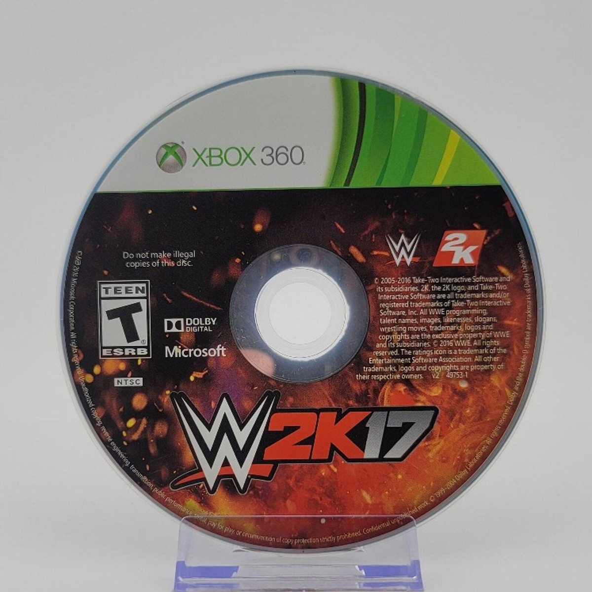 ユーズド・ゲームズ 2000 VOL.17 ◆ WWE 2K17 on Xbox 360 **DISC ONLY** | eBay