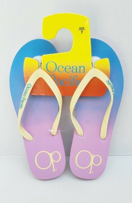 OP OCEAN PACIFIC WOMENS BEACH FLIP FLOP ISLAND