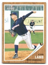 John Lamb 2011 Topps Heritage Minor League KC ROYALS #43 NW Arkansas Naturals