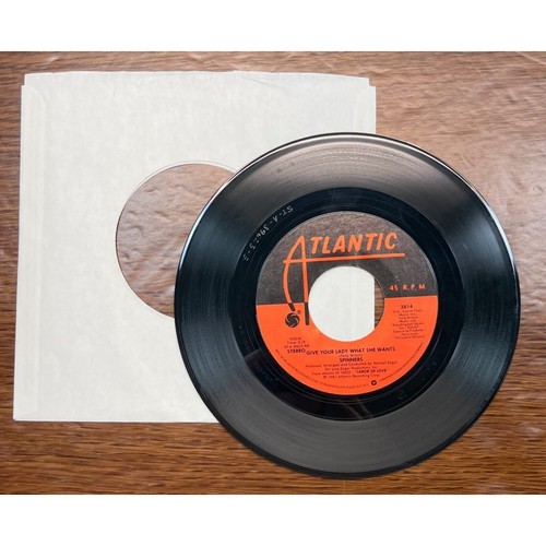 Spinners Give Your Lady What She Wants / Long Live Soul Music 45 R&B Atlantic - Picture 3 of 4