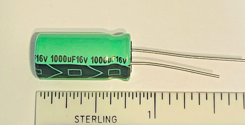 CAPACITOR 1000uF 16V 105° RADIAL XICON LONG LIFE SAME DAY SHIPPING(h) - Foto 1 di 2