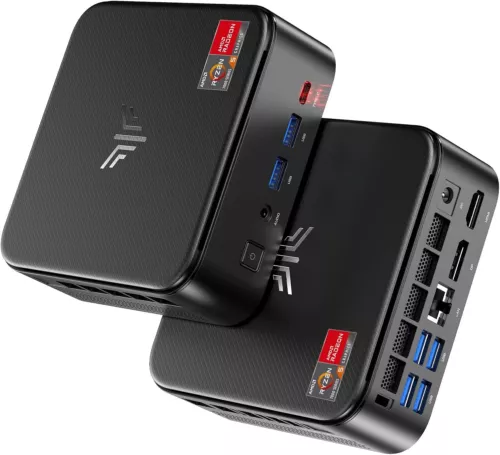 NIPOGI E3B 4K UHD Anzeige MINI PC AMD Ryzen 7 5700U 16GB DDR4 512GB M.2 SSD WIFI