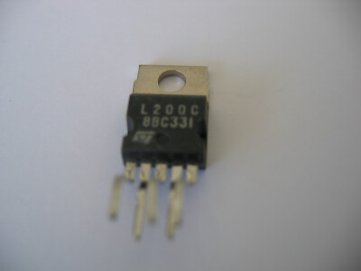 L200C, TO-220, Adjustable Voltage/Current Regulator,  NEU,  ST- Microelektronics