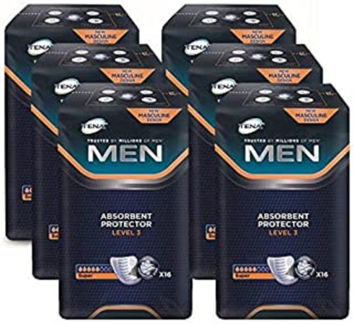 TENA MEN LEVEL 3 LIVELLO ASSORBENTI MASCHILI PERDITE URINARIE UOMO 4 CONFEZIONI - Foto 5 di 5