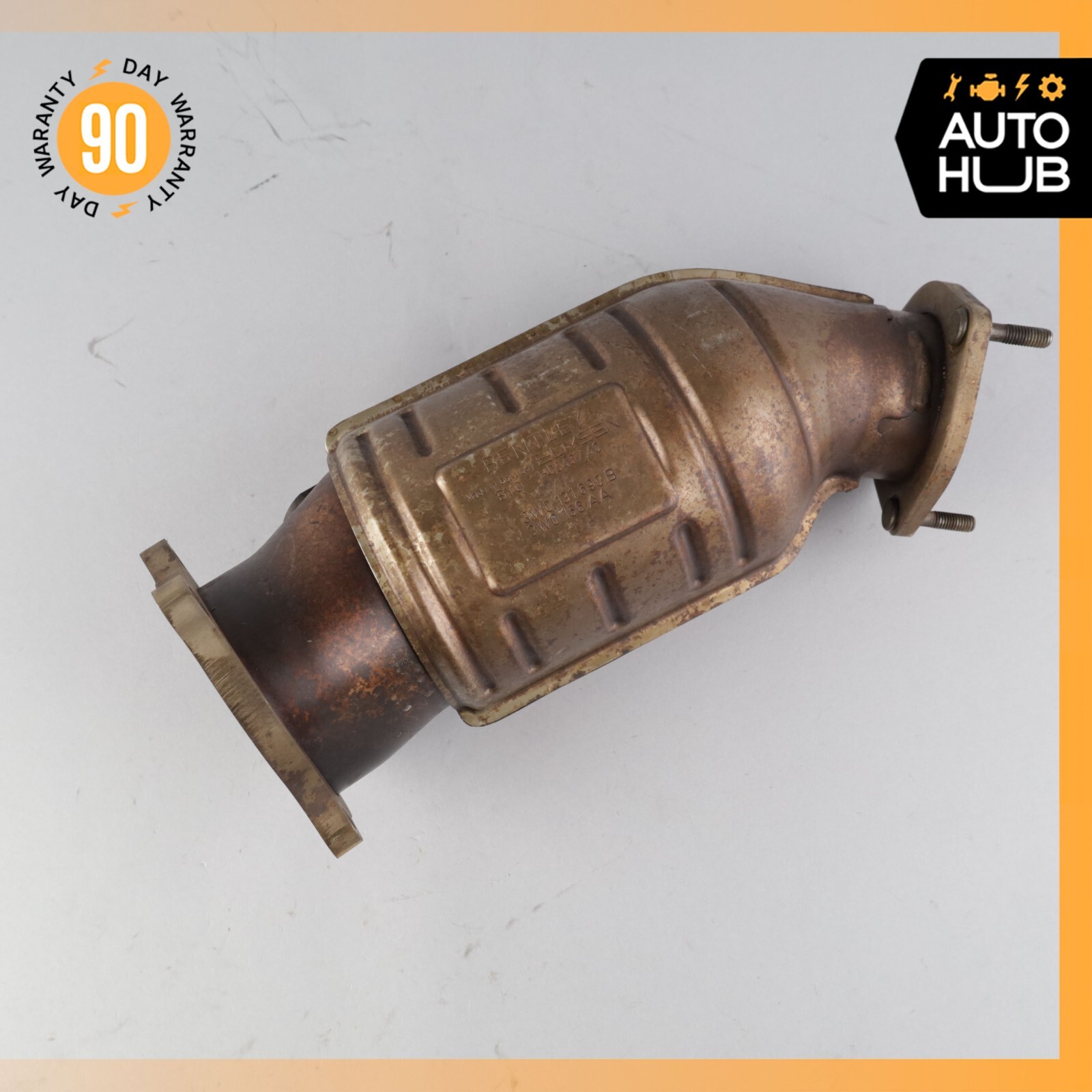 03-06 Bentley Continental Flying Spur GT Exhaust Downpipe Left Driver Side OEM