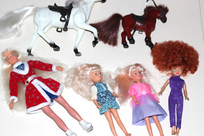 KID KORE FASHION DOLL & HORSE LOT VINTAGE 6 PIECES 1990'S