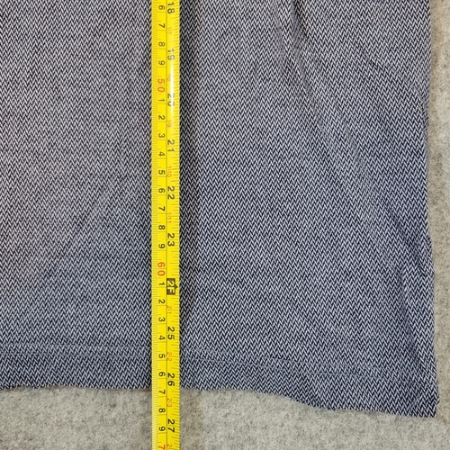 Grant Thomas Polo Mens Extra Large Navy Chevron All Over Short Sleeve Pocket - Picture 9 of 10