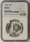 1964 Kennedy Silver Half Dollar 50C MS 66 NGC