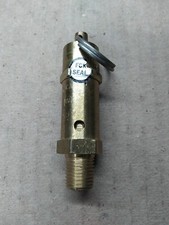 Kingston 112C-125 Brass Safety Valve 1/4 NPT inlet 125PSI ASME Rated