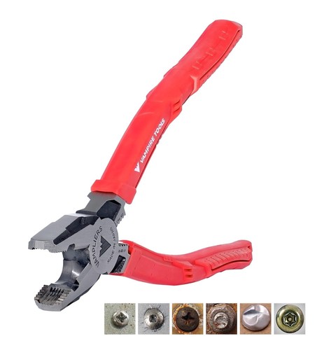 VAMPLIERS 8" Stripped Screw Extractor Linesman Pliers. Made in Japan. Profess...