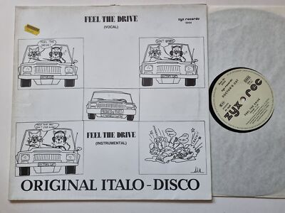 Doctor's Cat - Feel The Drive 12'' Vinyl Maxi Germany ITALO DISCO