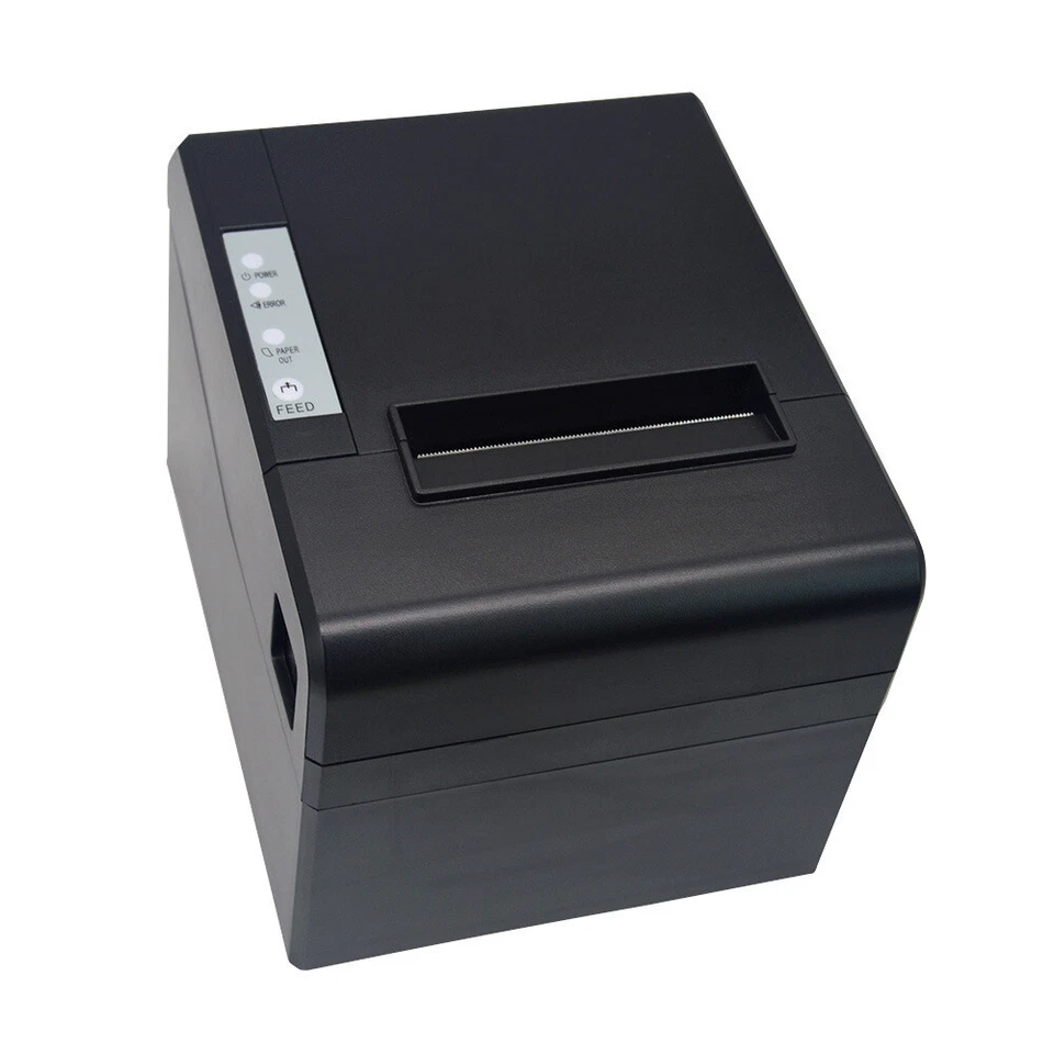 POS Printer 80mm USB Thermal Receipt Printer w/ Auto Cutter Support Cash Drawer - image 4 of 4