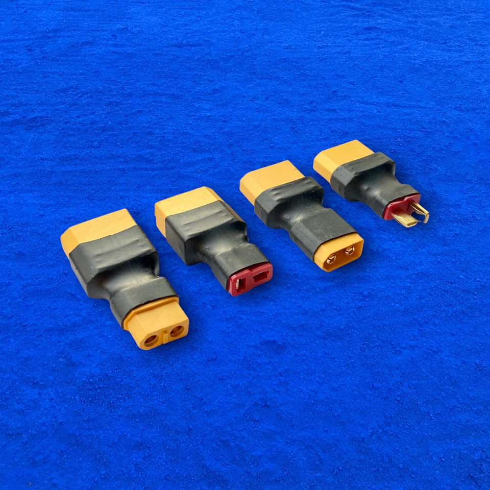 ✅ 4 Stück Adapter Set XT90 auf XT60 T-Dean Stecker Male Buchse Female Lipo Akku - Bild 2 von 4