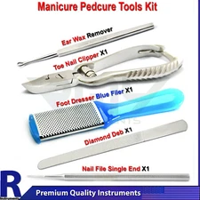 Chiropody Podiatry Skin Care Instruments Set Ingrown Toe Nail Clippers Cutter