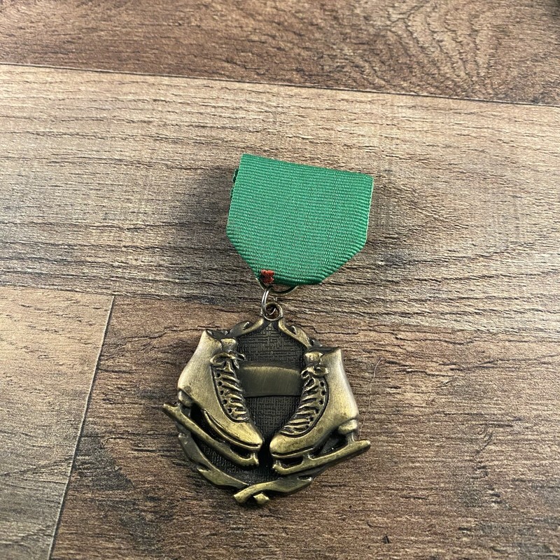 Oceanside Skating Club Annual Competition 4th Place Ribbon Medal 