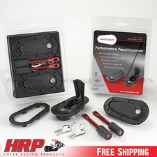 Aerocatch 125-2100 Flush Locking Hood Latch And Pin Kit - Black