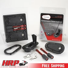 AeroCatch 125-2100 Flush Locking Hood Latch and Pin Kit - Black