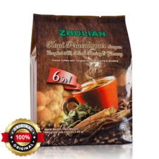 ZHULIAN COFFEE with Long Jack, Extract Herbs & Ginseng 1 bag x 20 Sachets