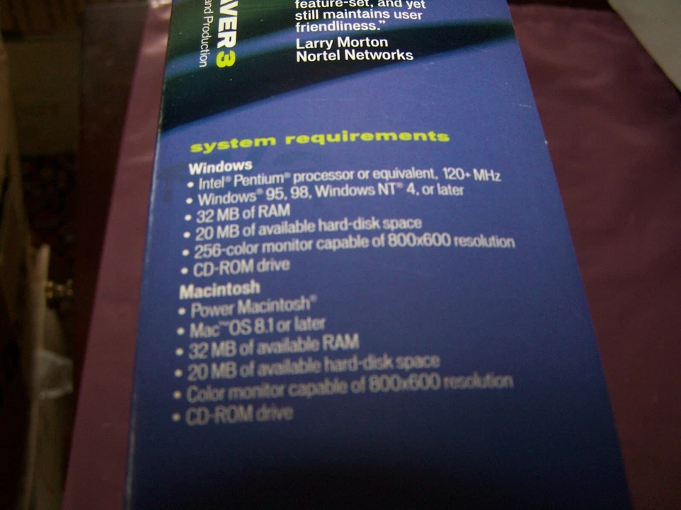 Macromedia DreamWeaver 3 适用于 PowerMac(仅软件)按原样销售 — 第 3/4 张图片