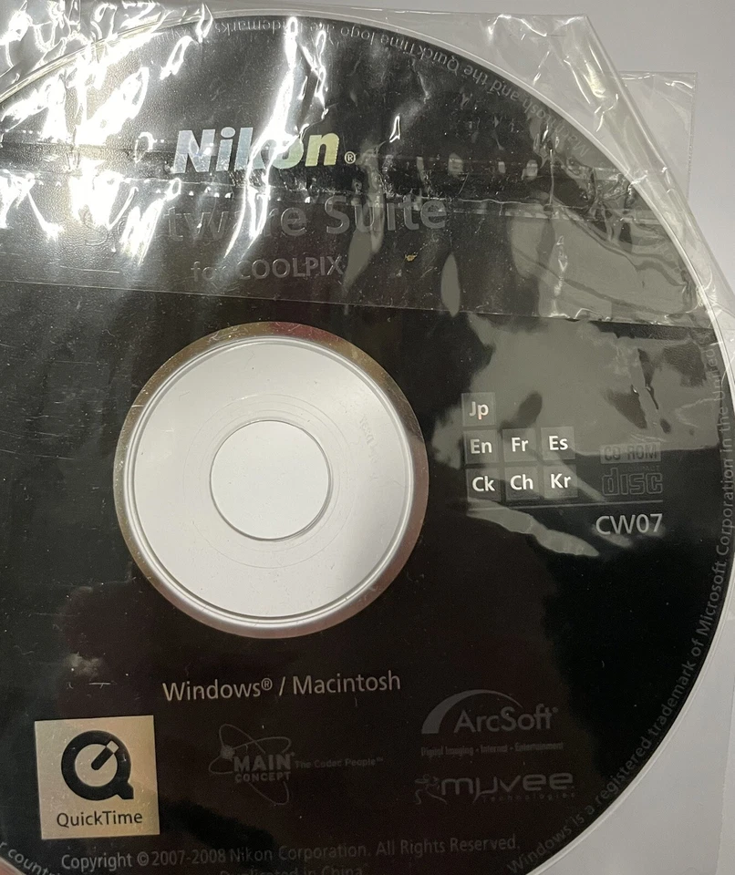 Nikon Software Suite CW07 for COOLPIX Image Transfer Panorama Maker Windows Mac  - Image 4 of 4