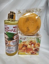 Soft 7 Tumeric Whitening  Glowing Oil With Soap