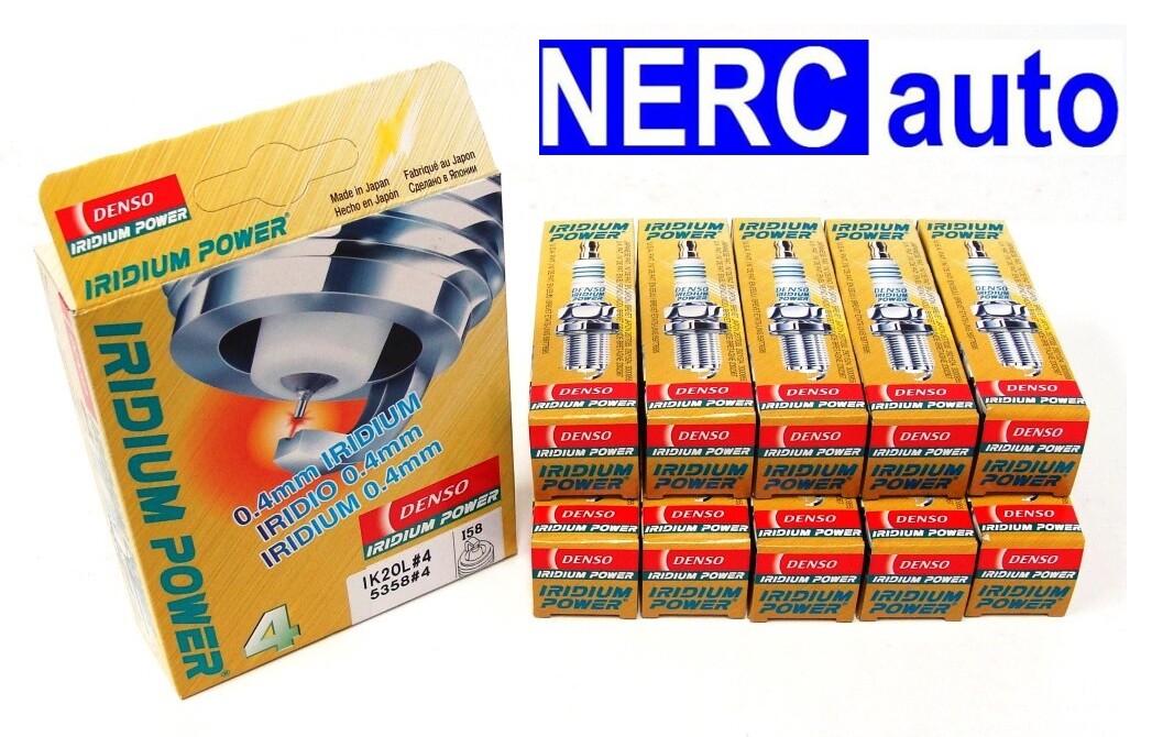 DENSO IRIDIUM POWER Spark Plugs ITL20 5350 Set of 10