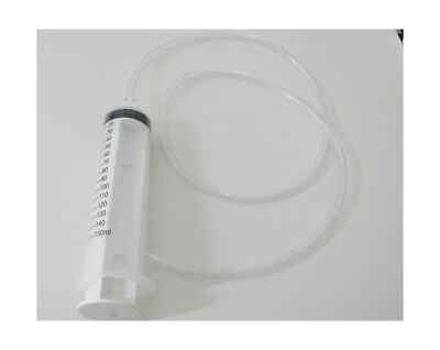 150ml Cc Large Plastic Syringe with 4Feet Tube Filter Syringe Oil Injector 2Pack