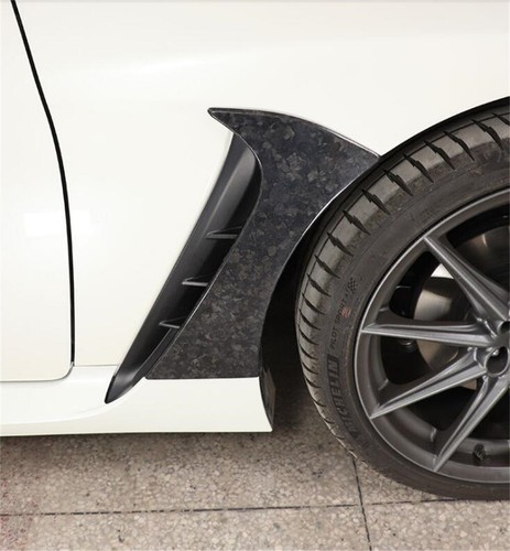 Forged Carbon Fiber Side Fender Air Vent Outlet Panel Cover For Subaru BRZ 2022+ - Picture 3 of 6