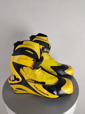 Salomon RS9 Pilot Women's XC Ski Boots – Yellow – US 5.5 / EU 38