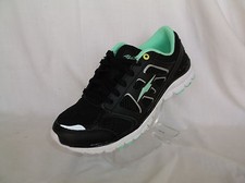 AVIA UNIVERSE LEATHER AND MESH BLACK AND MINT WOMENS RUNNING SHOE SIZE 6 NIB