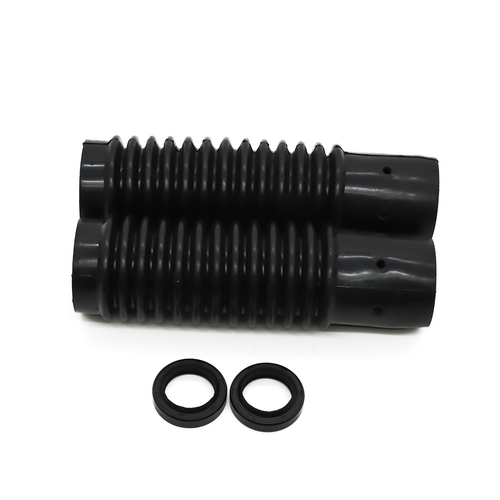 Botas Horquilla Amortiguador Cubierta Polaina para Honda S90 CT90 CT110 CL90 CB125 CL125 - Imagen 3 de 8