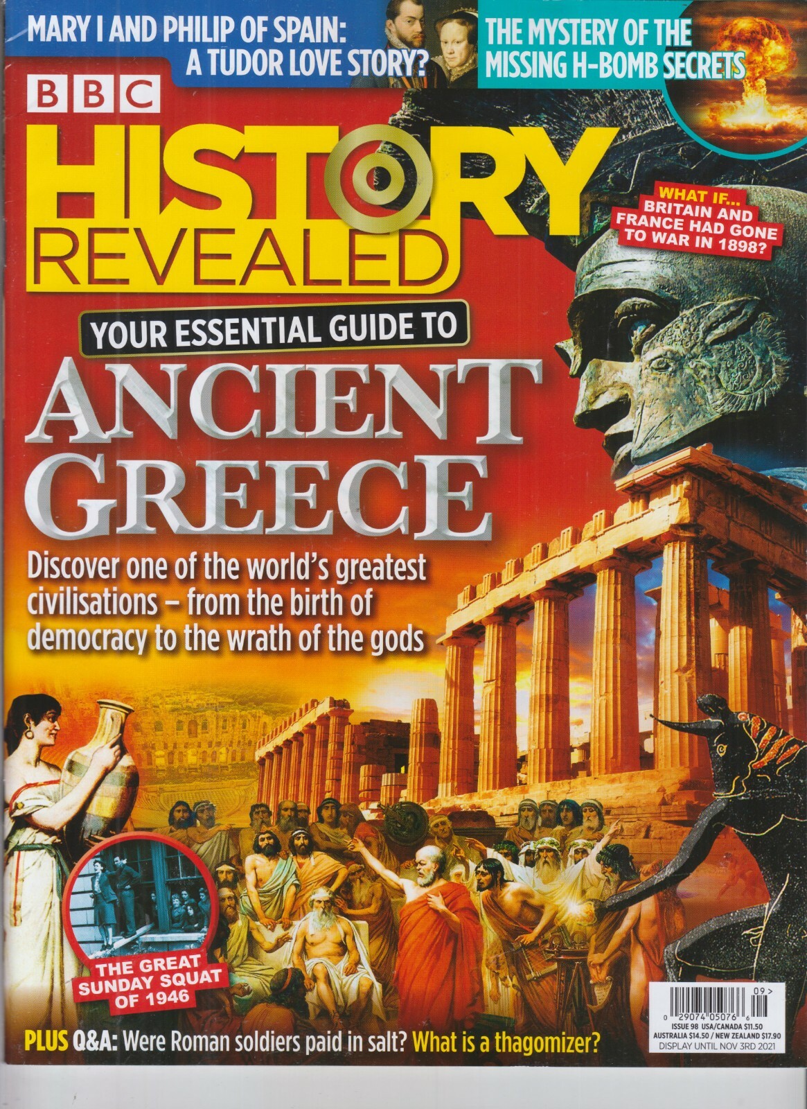 ESSENTIAL GUIDE TO ANCIENT GREECE BBC HISTORY REVEALED MAGAZINE SEPT 2021 eBay