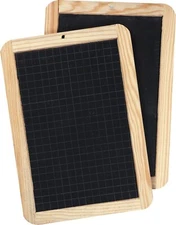 Large Chalkboard Natural Rock Slate Blackboard 24x34cm Double Sided