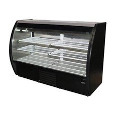 Fogel USA MIRAGE-6-DC-HC-G 72" Refrigerated Deli Display Case