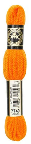 DMC Laine colbert Tapestry Wool 8.7 Yard Skein - Color 7740 - Orange - Picture 2 of 2