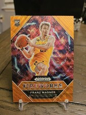 2021 Prizm Draft Picks Franz Wagner Orange Wave Fireworks Rookie /75 SP! 🔥💎