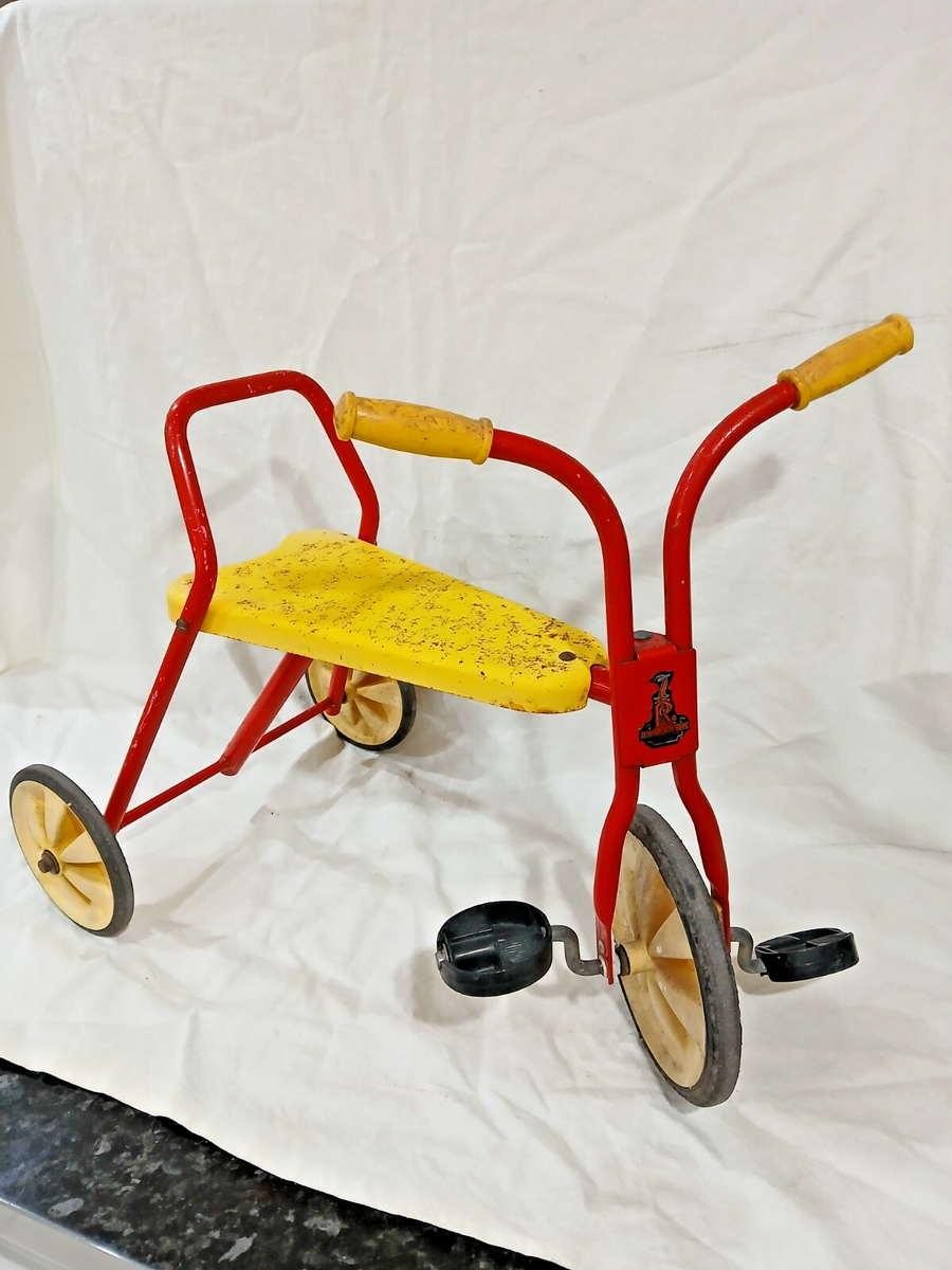Vintage The Raleigh 1960s childs tricycle kids trike bicycle,