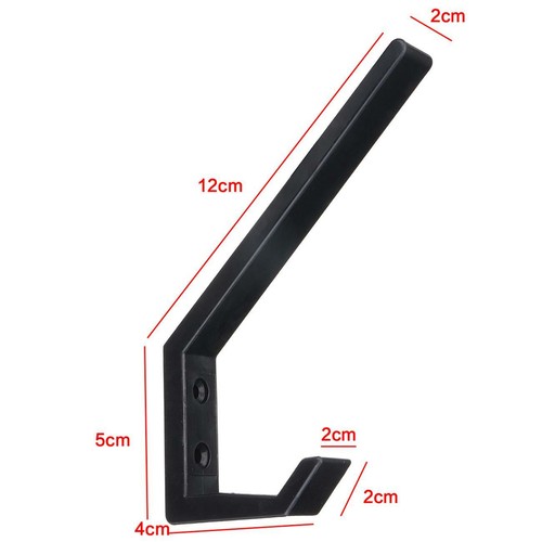 2Pcs Wall Mount Motorcycle Helmet Holder Hook Jacket Bags Rack Hanger Display - Picture 12 of 14