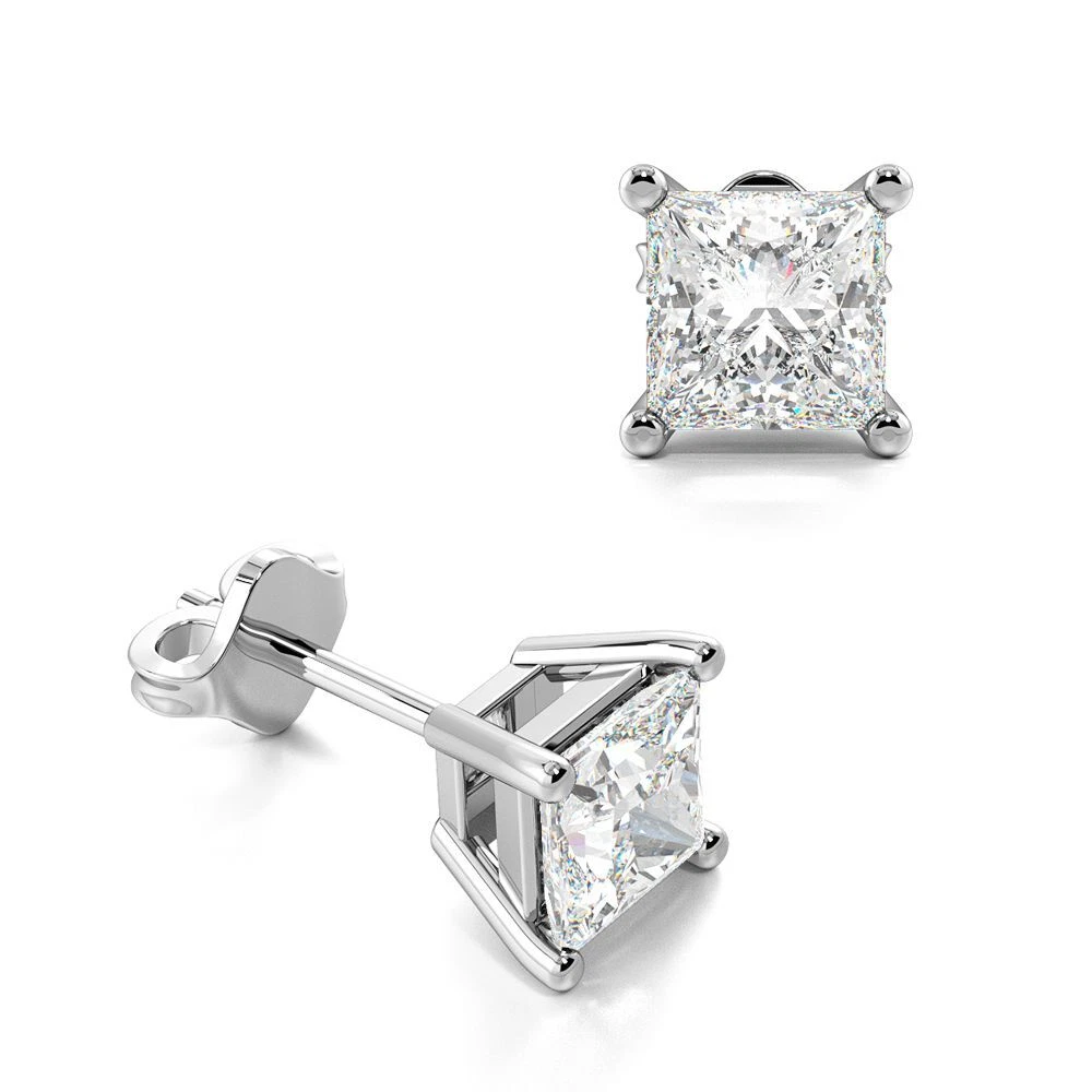 Platinum jewellery shop earrings