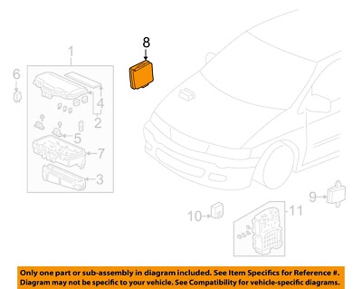 HONDA OEM 00-03 Odyssey Electrical Components-Multiplex Module 38800S0XA01