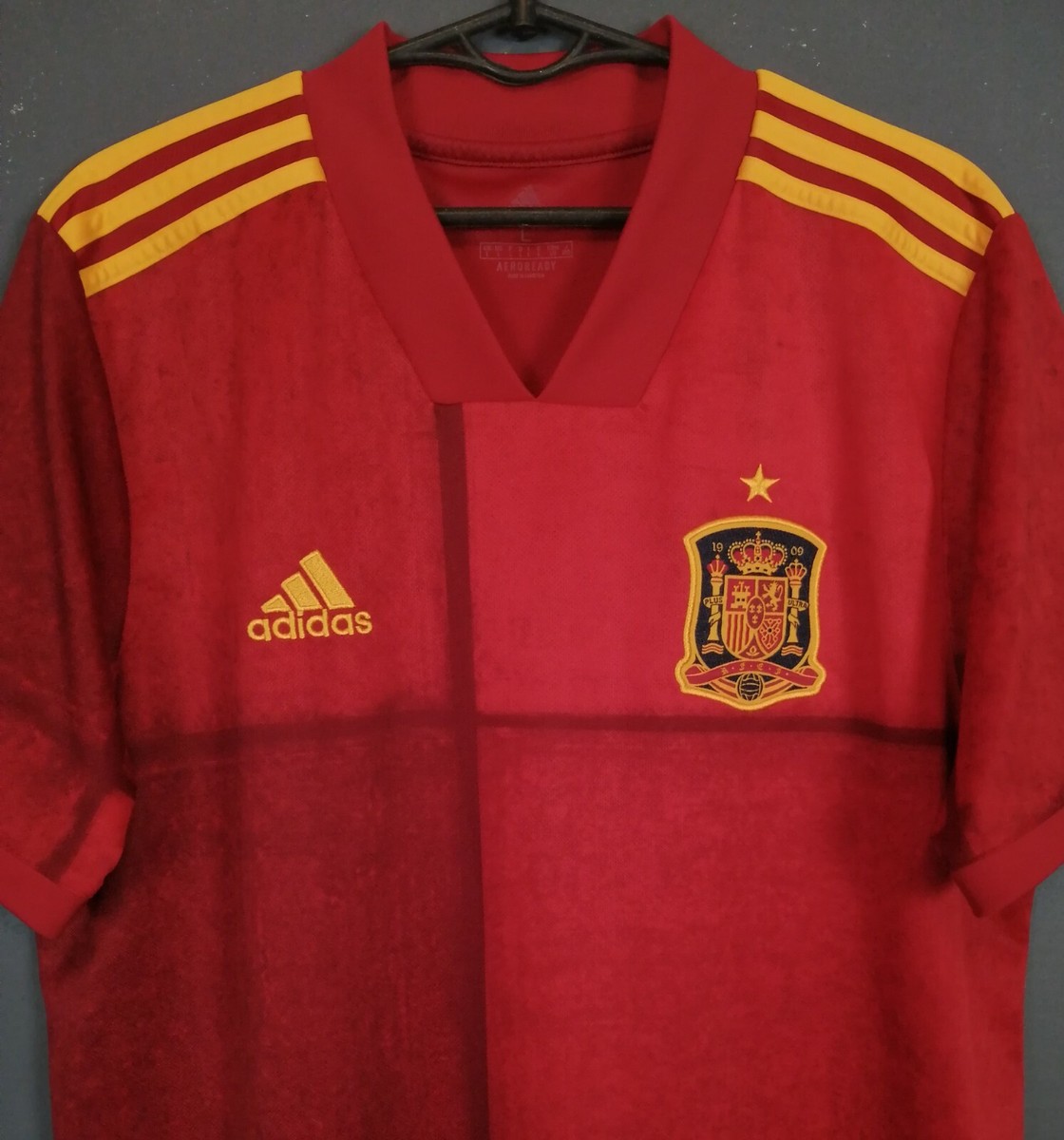 MENS ADIDAS SPAIN 2019/2020 SOCCER FOOTBALL SHIRT JERSEY MAILLOT