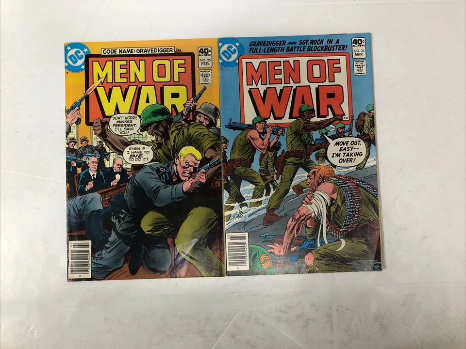 Men Of War (1980) Set # 1-26 • DC • Jack C.Harris • Ayers • Tanghal • Snappin • - Image 4 of 4