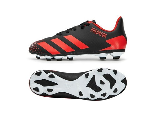 Scarpe da calcio uomo ADIDAS PREDATOR 20.4 LL FG ROSSO-NERO EF1931 nero e  rosso | eBay