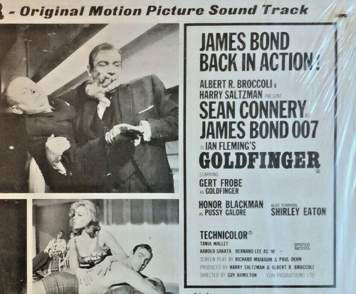 James Bond 007 Goldfinger 1964 Original Motion Picture Soundtrack Mono UAL 4117 - Picture 7 of 8