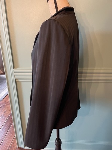 Armani Collezioni Giacca Tuta Blazer Donna Nero Taglia 10 - Foto 2 di 10