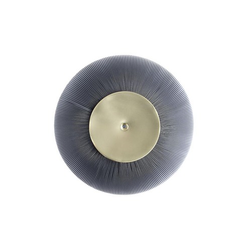 Manhattan Comfort Modern Anderson Coffee Table Upholstered in Grey Leatherette - Picture 7 of 9