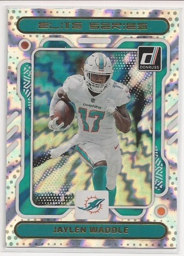 2023 Panini Donruss Jaylen Waddle Elite Series #ES-12 Miami Dolphins  - Picture 1 of 2