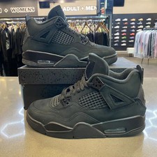 Jordan 4 Retro Black Cat 2025  GS Size 6Y IB4171-010 - Pre-Owned